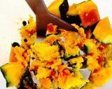 A picture of step 3 of Easily Made in the Microwave!! Kabocha Squash Salad.