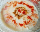 A picture of step 1 of Mixed Veg Raita.