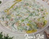 A picture of step 4 of Tzatziki Chickpea Dip - A Fusion Dip.