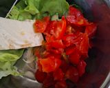 Pas rețetă Salata de Roșii cu Brânză🍅🥒🧅🍞🧂 3 fotografie