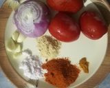 A picture of step 1 of Ghiya Gosht / Kaddu Gosht.