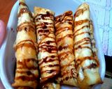 Foto langkah ke 4 dari resep Kulit pangsit isi pisang coklat.