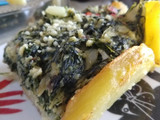 Budín de acelga y papas doradas (pastel)