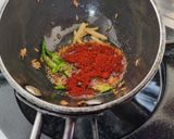 A picture of step 4 of Chhole chana masala (one pot recipe).