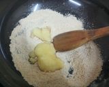 A picture of step 3 of Panchratna Chocolate Halwa Sizzler.