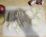 Foto del passaggio 4 della ricetta Crema di cicerchia greca (fava), con cipolle caramellate