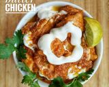 A picture of step 7 of Butter chicken (packet masala).