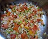 A picture of step 2 of Rava pan pizza.