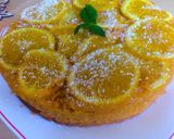 A picture of step 10 of Upside down Orange cake.