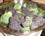 Foto del paso 1 de la receta: Pastelón de brécol verde y morado