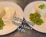 A picture of step 1 of Cod in Creamy Parsley Sauce.