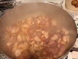 Cajun Chicken and Sausage Spaghetti