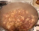 A picture of step 2 of Cajun Chicken and Sausage Spaghetti.