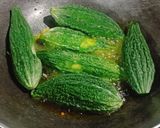 A picture of step 2 of Stuffed Bitter Gourd.
