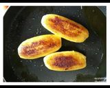 Foto langkah ke 3 dari resep Pisang Panggang Vla coklat.
