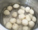 A picture of step 4 of Tasty Rasagulla used by leftover Rice.