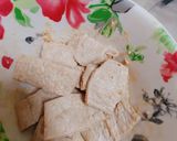 Hình bước làm 1 của món Khô chiên giấm đường (món chay)