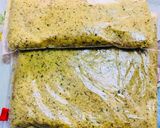 A picture of step 4 of Falafel Dough and Freezing.
