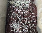 A picture of step 4 of Chocolate sesame banana bread - can be vegan and GF.