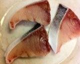 A picture of step 1 of Buri (Japanese Amberjack) Teriyaki.