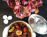 ডালের বড়ি দিয়ে লাল শাক রেসিপির ধাপ 2 ছবি