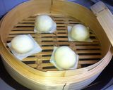 A picture of step 4 of Potato Filled Kinako Mochi.
