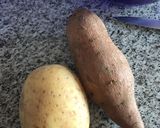 Foto del paso 2 de la receta Guarnición saludable de boniato y patata especiados