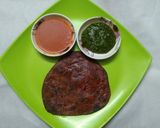 A picture of step 4 of Beetroot parantha.