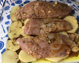 Foto del paso 2 de la receta: Pechugas adobadas con almendras al horno