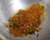 A picture of step 4 of Dahi curry.