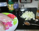 A picture of step 1 of My Hot And Sour Chicken 😉.