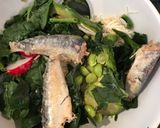 Une image de l'étape 5 de Salade de céleri Sedano,adamame et sardines.