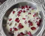 A picture of step 3 of Pomegranate in white chocolate.