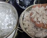 A picture of step 2 of Vegetable Brinji rice.