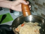 Angel Hair dengan minyak zaitun