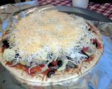 A picture of step 12 of cowboy pizza.