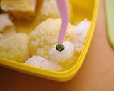 A picture of step 6 of Pokemon Fennekin 3D Rice Ball Charaben.