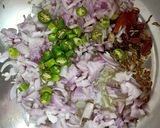 A picture of step 3 of Veg rice.