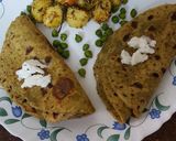 A picture of step 13 of Chholiye Parantha.
