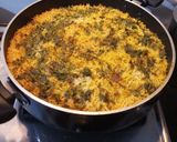 A picture of step 15 of Rajma Biryani.
