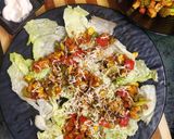 A picture of step 10 of Veggie lettuce cups.
