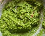 A picture of step 7 of Sarson da Saag & Makki ki Roti.