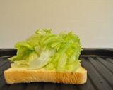 A picture of step 2 of Full of Lettuce Cheese Toast.