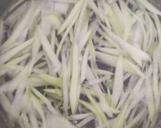 Cendol pepaya muda (flourless) - Step 2