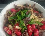 Foto langkah ke 4 dari resep Grill Beef Slice dan Sosis.