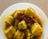 A picture of step 14 of Gatte ki sabzi.