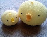 A picture of step 9 of Chick-shaped Japanese Traditional Sweets.