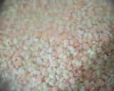 A picture of step 1 of Moong dal and red lentil dosa.
