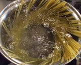 A picture of step 8 of Southern Italian: Olive and Anchovy Pasta.