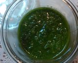 A picture of step 2 of Pesto Genovese.